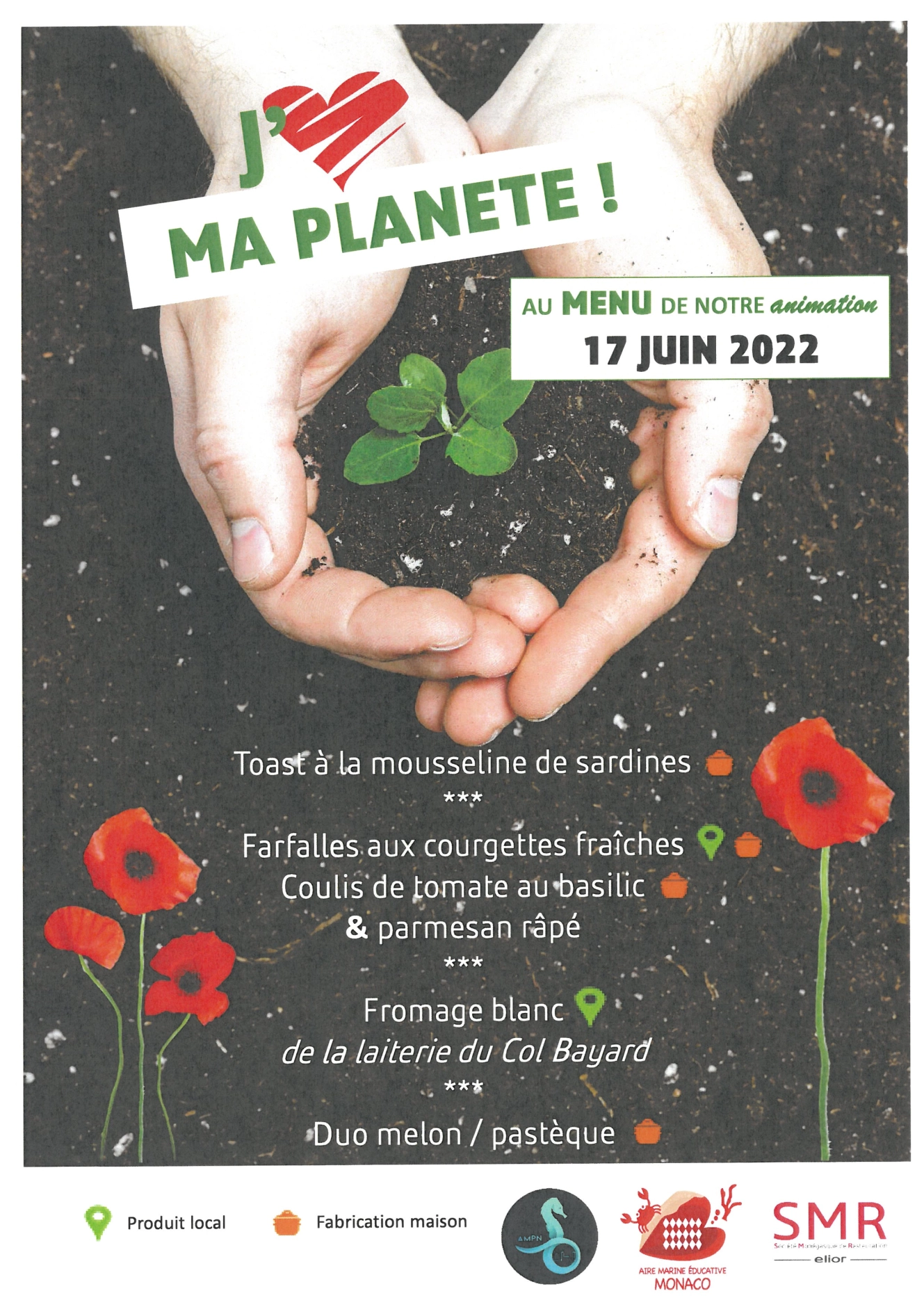 Repas durable le vendredi 17 juin 2022