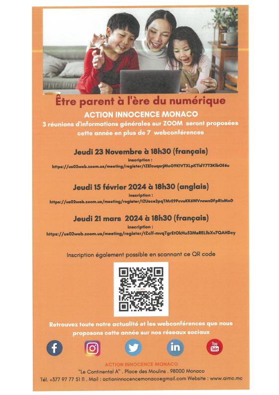 Action Innocence 2023- Réunions d'informations